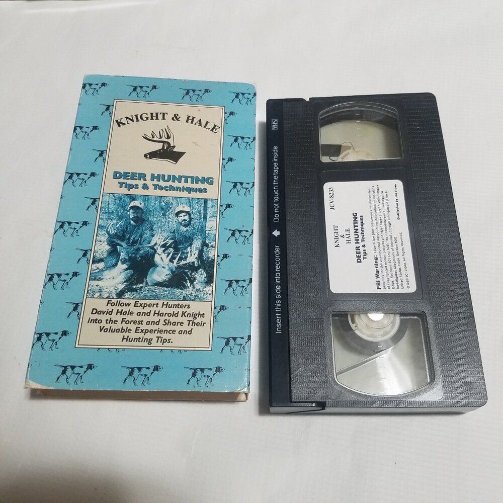 Knight & Hale Deer Hunting Tips & Techniques 1989 VHS Tape - Bundle & Save
